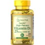 Puritan's Pride - Vitamin D3 1000 IU (25 mcg), 200 гелевых капсул