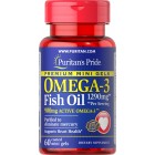 Puritan's Pride - Omega-3 Fish Oil 645 mg Mini Gels (450 mg Active Omega-3), 60 гелевых капсул