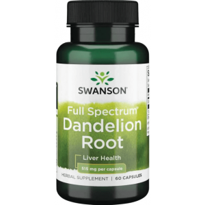 Swanson - Dandelion Root 515 mg Full Spectrum, 60 капсул