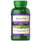 Puritan's Pride - Соевый лецитин SOY LECITHIN 1200 mg, 250 гелевых капсул