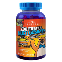 21st Century - Zoo Friends with Extra C, 60 gummies