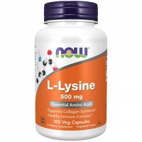 NOW - L-Lysine 500 mg, 100 таблетки