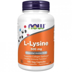 NOW - L-Lysine 500 mg, 100 таблетки