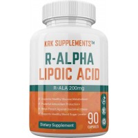 KRK Supplements - R-Alpha Lipoic Acid 200mg, 90 капсул