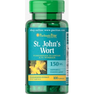 Puritan's Pride - St. John's Wort 150 mg, 100 капсул