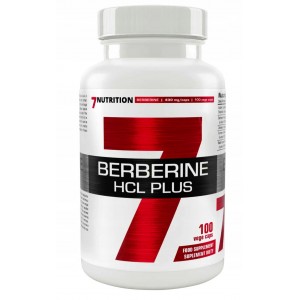 7Nutrition - Berberine HCL Plus (Cinnamon Curcumin Piperine), 100 капсул