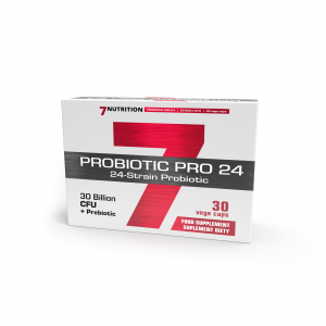 7Nutrition - Probiotic Pro 24 Strain 30 Billon CFU + Prebiotic, 30 капсул