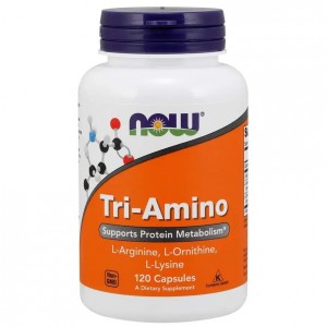 NOW - Tri-Amino, 120 капсул