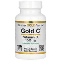 California Gold Nutrition - Vitamin C 1000 mg, 60 капсул