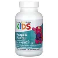 California Gold Nutrition - Kids Omega-3 Fish Oil, 60 гелевих капсул