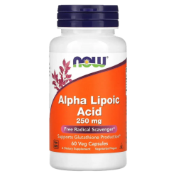 NOW - Alpha Lipoic Acid 250 mg, 60 капсул