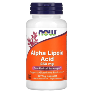 NOW - Alpha Lipoic Acid 250 mg, 60 капсул