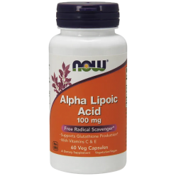 NOW - Alpha Lipoic Acid 100 mg, 60 капсул