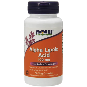 NOW - Alpha Lipoic Acid 100 mg, 60 капсул