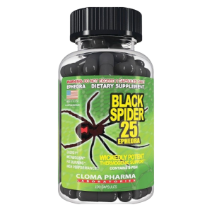 Cloma Pharma - Black Spider, 100 капсул