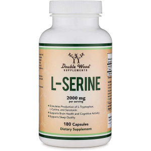 Double Wood - L-Serine 2000 mg, 180 капсул