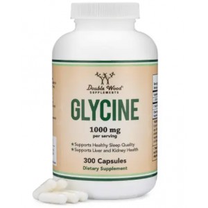 Double Wood - Glycine 1000 mg, 300 капсул