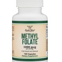 Double Wood - Methylfolate 1000 mcg 5-MTHF (1700 DFE), 120 капсул