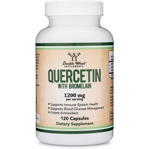 Double Wood - Quercetin With Bromelain 1200 mg, 120 капсул