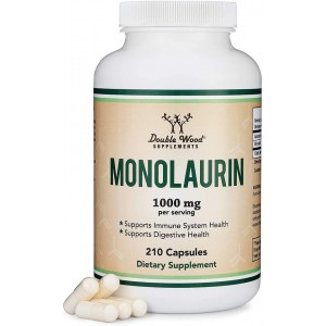 Double Wood - Monolaurin 1000 mg, 210 капсул