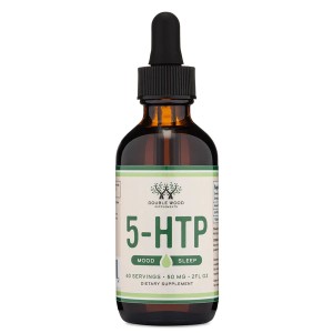 Double Wood - 5-HTP Liquid Drops 50 mg in 1 ml, 60 мл (2 Fl Oz)