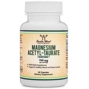 Double Wood - Magnesium Acetyl-Taurate 700 mg (TauroMag), 60 капсул