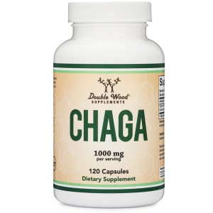 Double Wood - Chaga Mushroom 1000 mg, 120 капсул