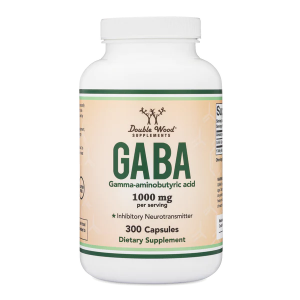 Double Wood - GABA 1000 mg (Gamma-aminobutyric acid), 300 капсул