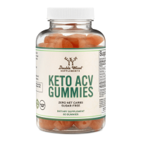 Double Wood - Keto ACV Gummies (Apple Cider Vinegar 375 mg), 60 жувальних цукерок