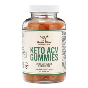 Double Wood - Keto ACV Gummies (Apple Cider Vinegar 375 mg), 60 жувальних цукерок