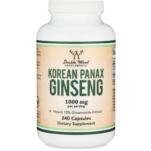 Double Wood - Korean Panax Ginseng 1000 mg, 240 капсул