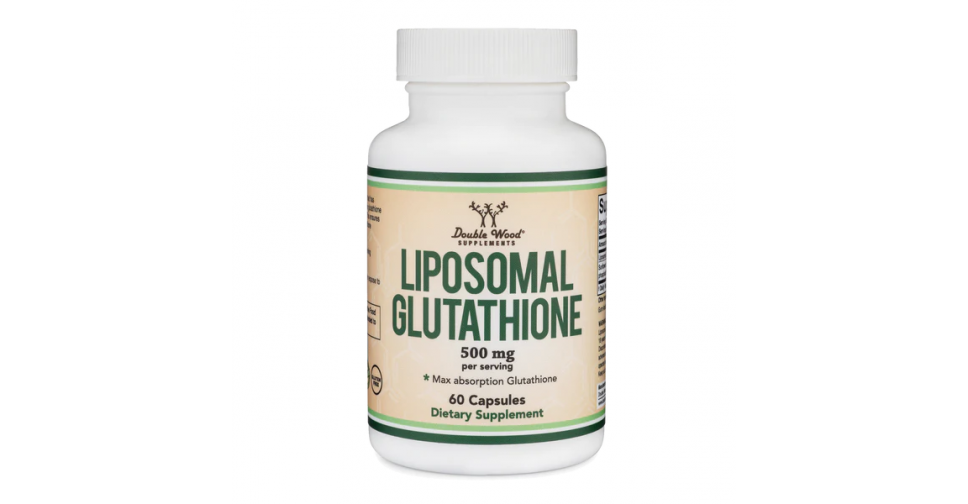 liposomal glutathione double wood Liposomal Glutathione 500 mg (на 2 капсулы), 60 капсул, Антиоксидант  Липосомальный глутатион (США) купить в Украине оригинал⚡ INFIT  (0850033272963)