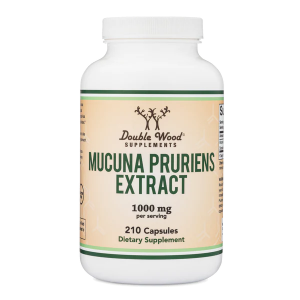 Double Wood - Mucuna Pruriens Extract  1000 mg, 210 капсул