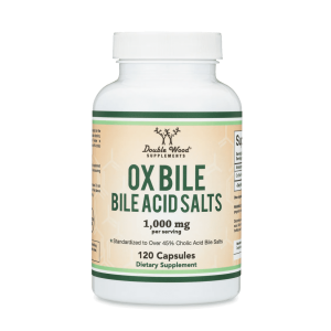 Double Wood - Ox Bile Acid Salts 1000 mg, 120 капсул