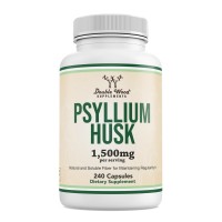 Double Wood - Psyllium Husks 1500 mg, 240 капсул