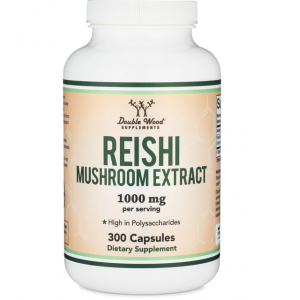 Double Wood - Reishi Mushroom Extract 1000 mg, 300 капсул