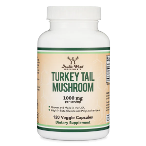 Double Wood - Turkey Tail Mushroom 1000 mg, 120 капсул