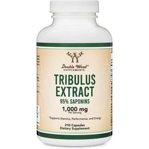 Double Wood - Tribulus Terrestris 1000 mg (95% Saponins), 210 капсул