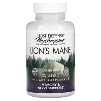 Host Defense - Lion's Mane Mushroom 500 mg (Mycelium), 120 капсул