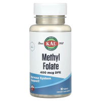 KAL - Methyl Folate 400 mcg DFE, 90 таблеток