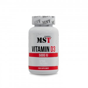 MST Nutrition - Vitamin D3 5000 IU(125 mcg), 120 софтгелевих капсул