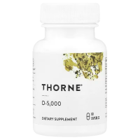 Thorne - Vitamin D3 5000 IU (125 mcg), 60  капсул