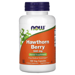 NOW - Hawthorn Berry 540 mg, 100 вегетарианских капсул