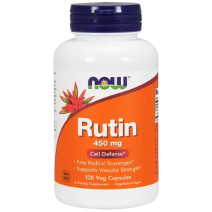 NOW - Rutin 450 mg, 100 вегетаріанських капсул
