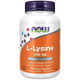NOW - L-Lysine 500 mg, 100 вегетаріанських капсул