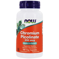NOW - Chromium Picolinate 200 mcg, 100 вегетаріанських капсул