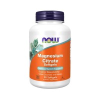 NOW - Magnesium Citrate 134 mg, 90 софтгелевих капсул