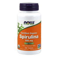 NOW - Spirulina 500 mg, 100 таблеток