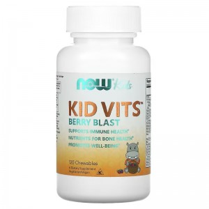 Now - Kid Vits Berry Blast, 120 жувальних таблеток