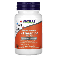 NOW - L-Theanine 200 mg, 60 вегетаріанських капсул